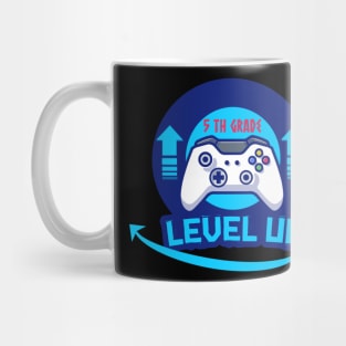 5th Grade Level Complete T-Shirt Video Gamer Graduation Mug